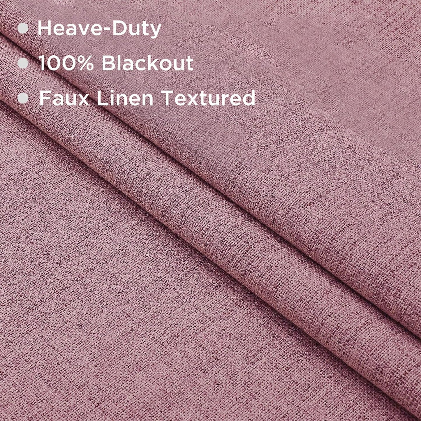 Blackout Curtains Thermal Insulated Room Darkening Eyelet Drapes 55x68"