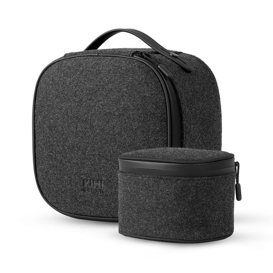 KIWI design VR Carrying Case for Meta Quest 3S/3/2 & Vision Pro - Grey