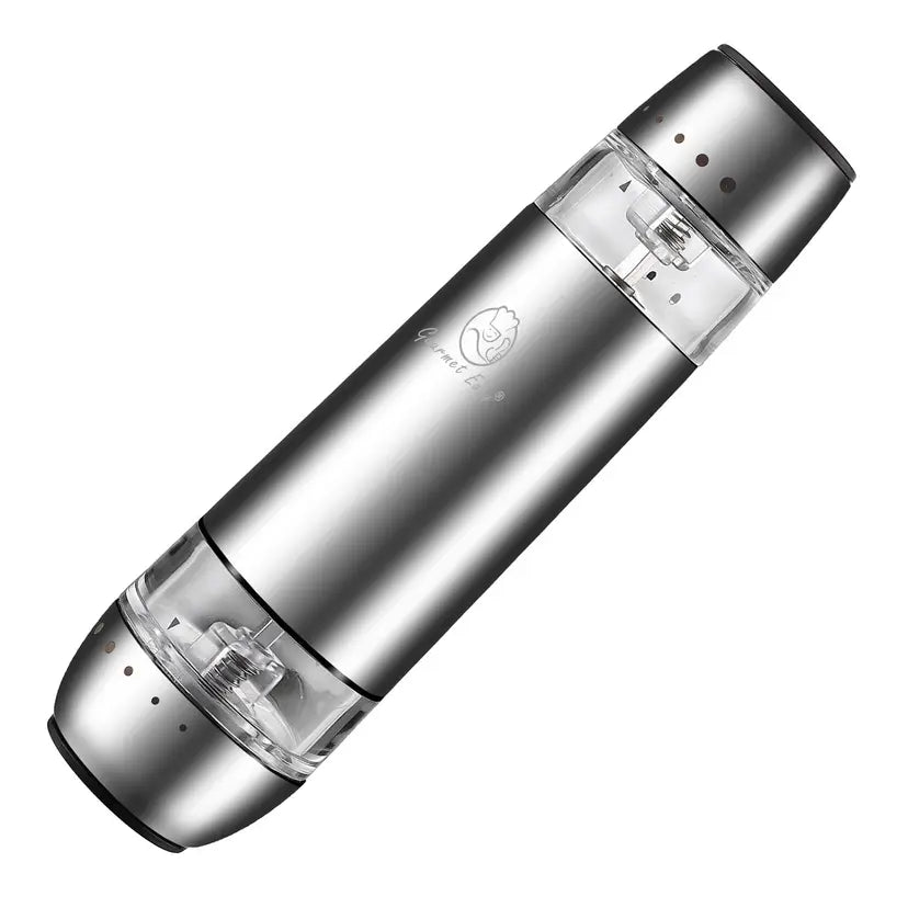 2-in-1 Electric Salt & Pepper Grinder Set USB-C Rechargeable, Adjustable Mill