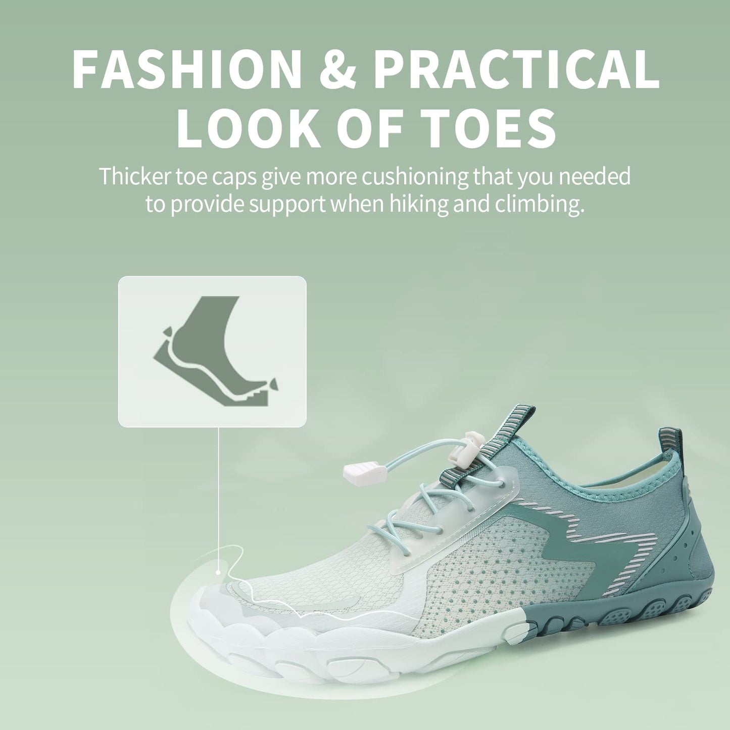 Water Shoes Barefoot Quick Dry Aqua Swim Hiking Trainers Non Slip 5UK