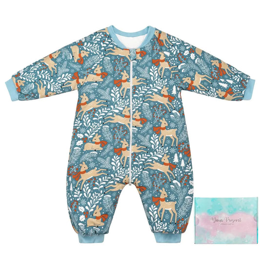 SIMYJOY Winter 2.5 TOG Baby Sleeping Bag with Legs & Arms – 6-36m Toddler Sleepsuit