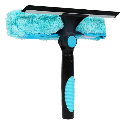 campMax Extendable Window Squeegee with Microfibre Washer (Cleaning Set)