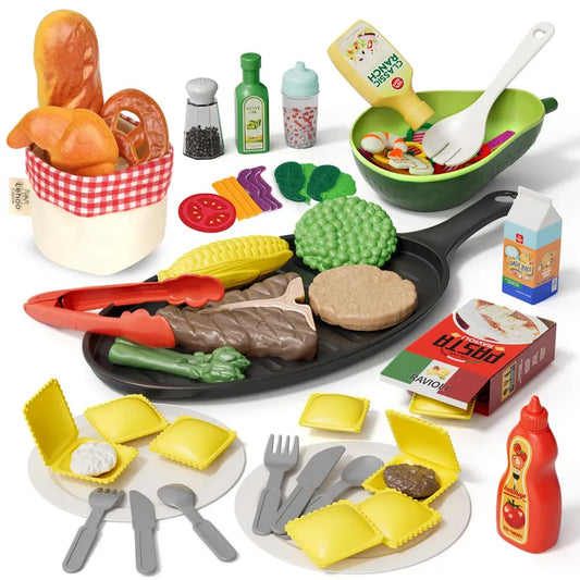 Lehoo Castle Pretend Play Food Set – Kids’ Play Kitchen Accessories (3+ Years)