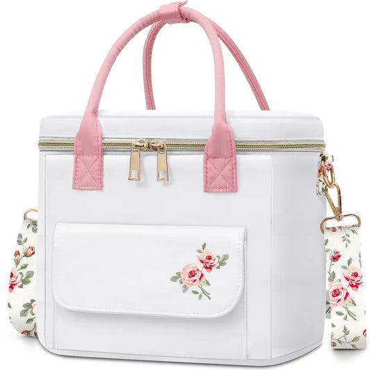 Hihealer Insulated Lunch Bag, Leakproof Large Cool Bag with Strap