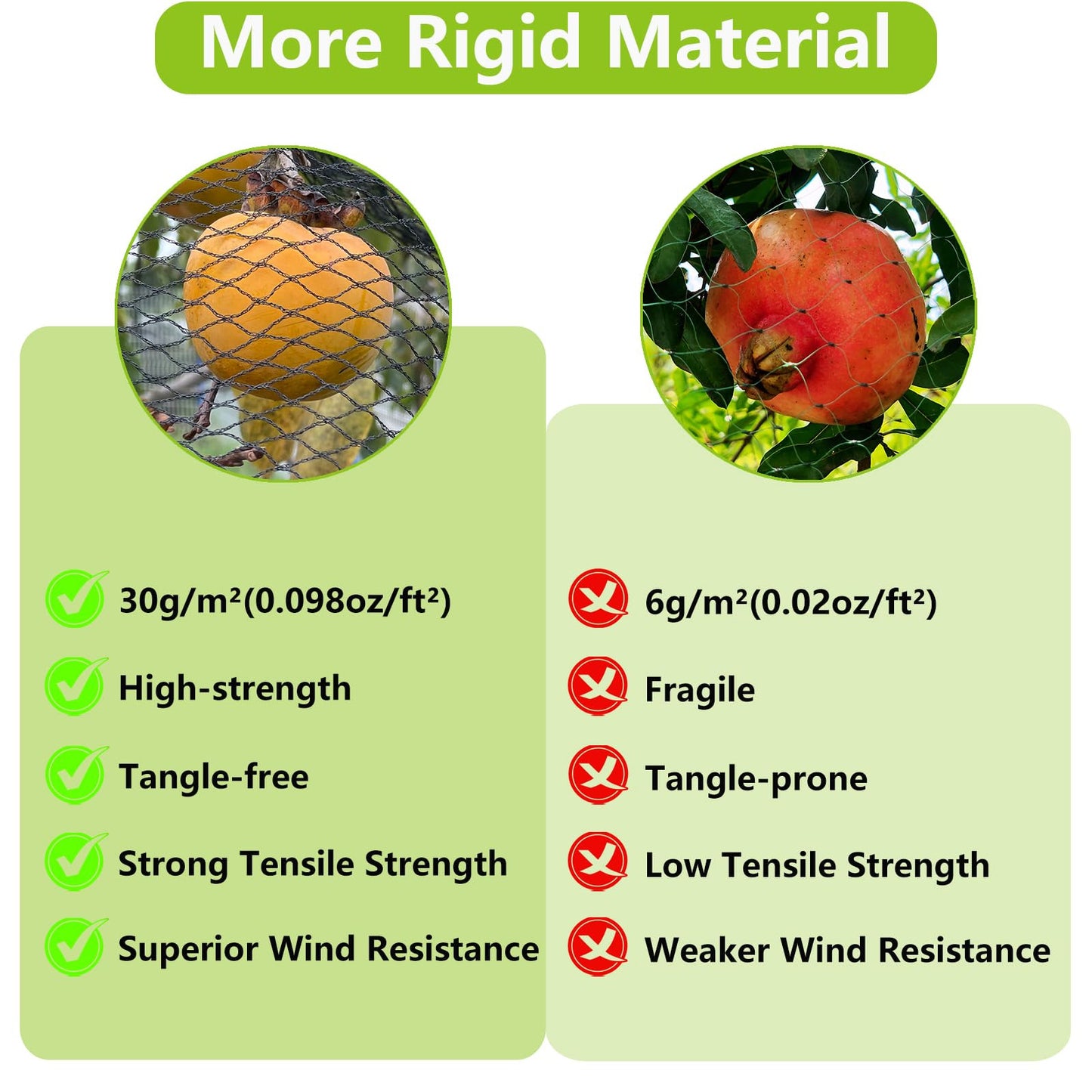 Bird Netting for Garden (6x6m)