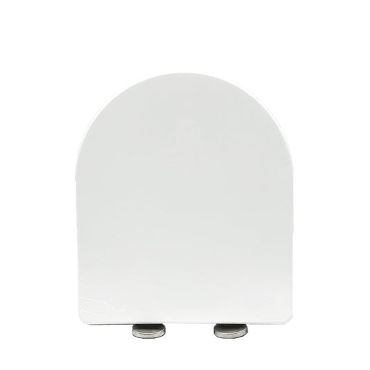 D Shaped Soft Close Toilet Seat, Quick Release Button, Anti-Bacterial PP