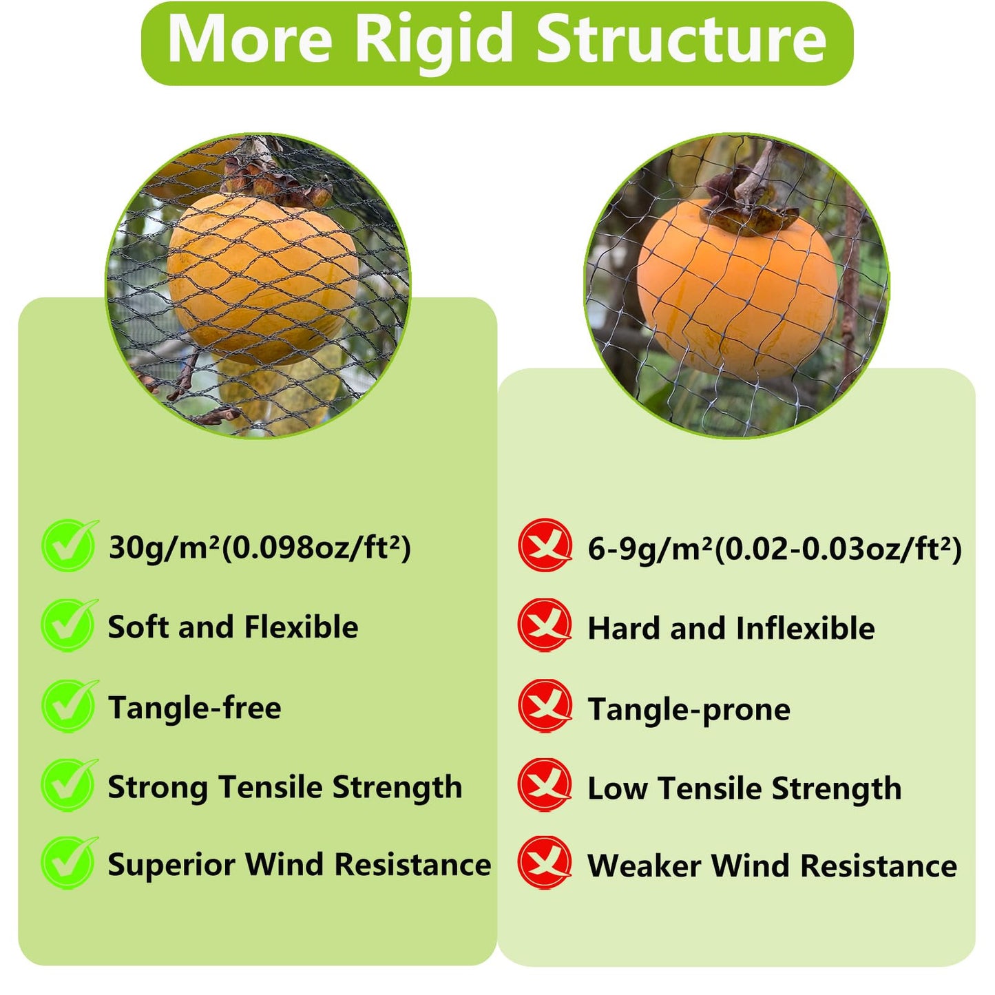 Bird Netting for Garden (6x6m)