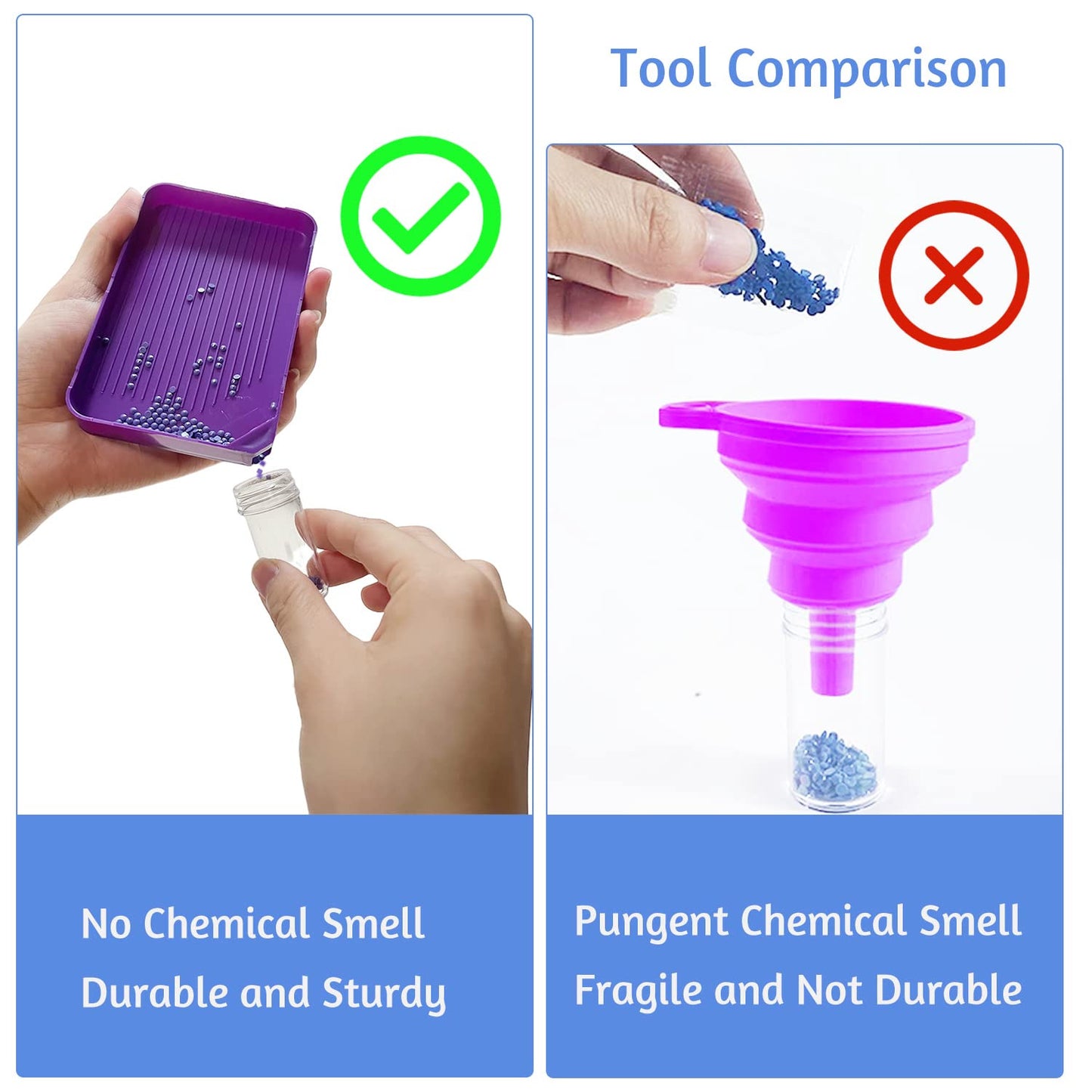 Diamond Painting Storage Case 120 Slots Organiser with Tools Accessories