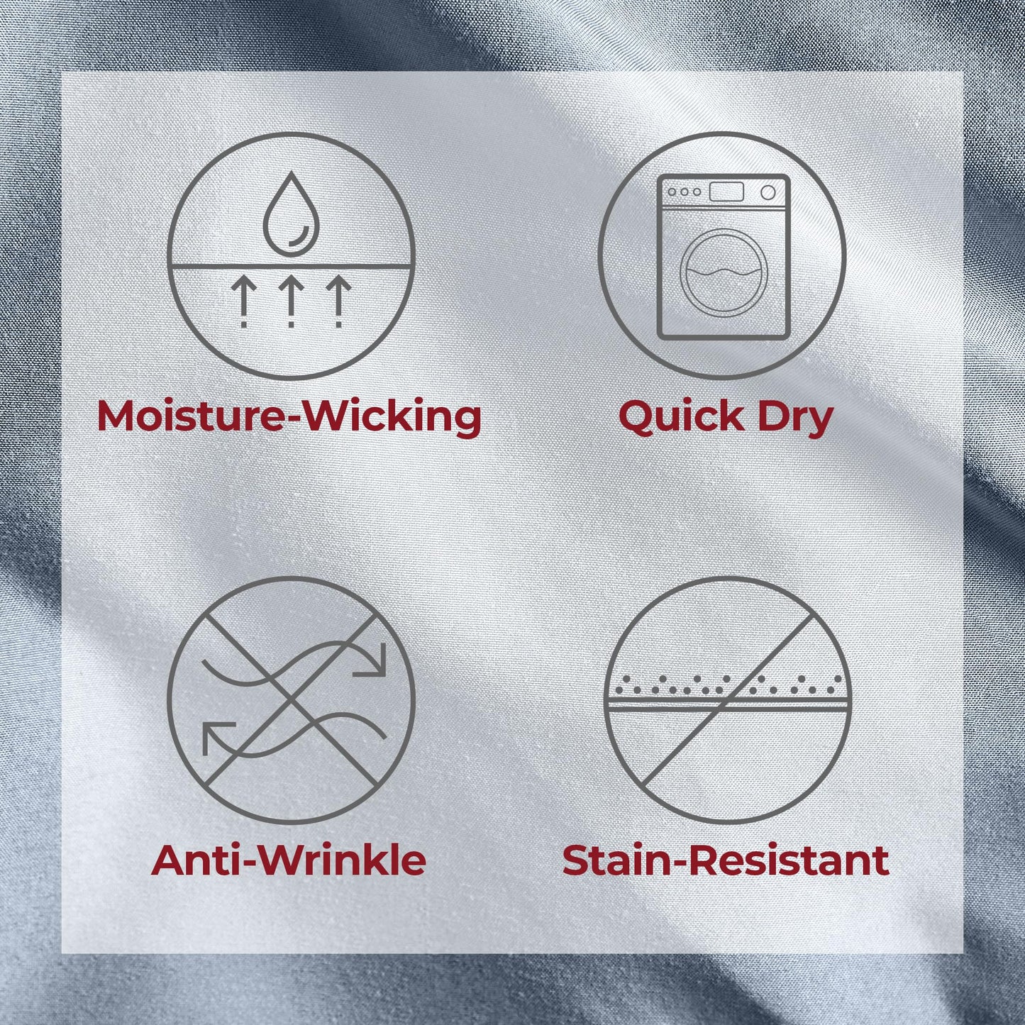 Mellanni Super King Fitted Sheet – Blue Hydrangea (180×200×40cm)