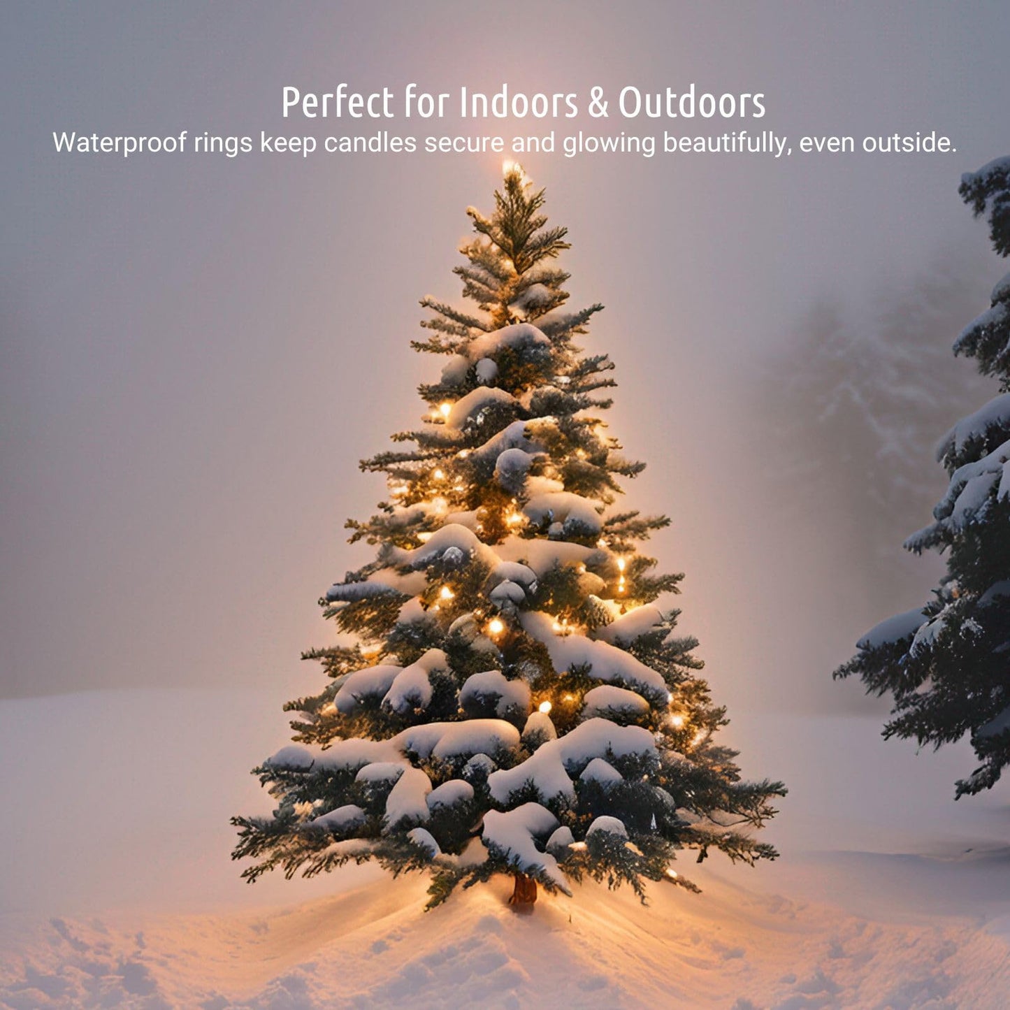 30 LED Flameless Candles Battery Operated Waterproof Timer Christmas Set