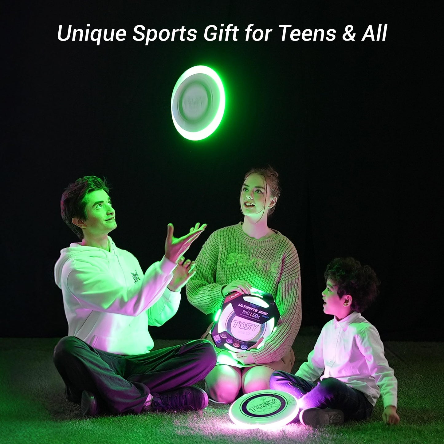 LED Flying Disc Rechargeable Waterproof Ultimate Frisbee