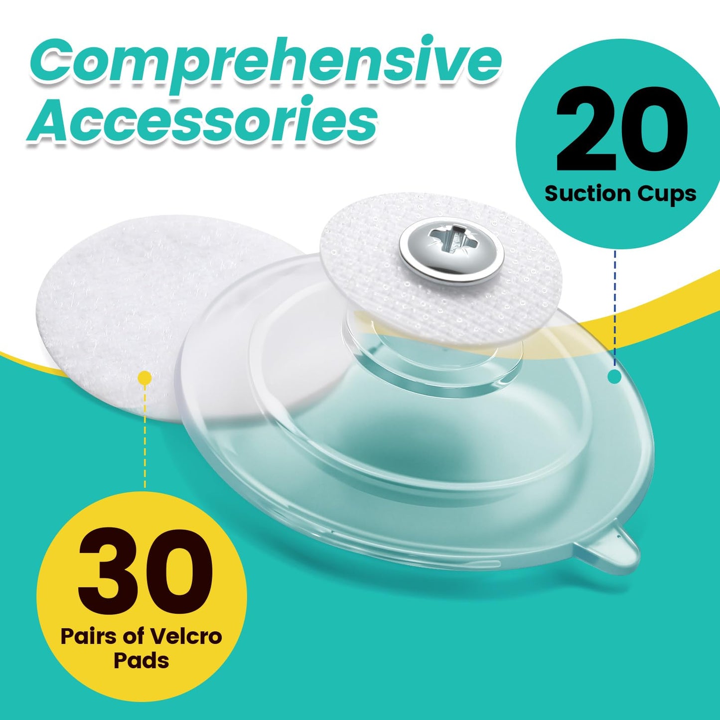 YUZAII Temporary Blackout Blind 300x145cm Suction Cup No Drill Black