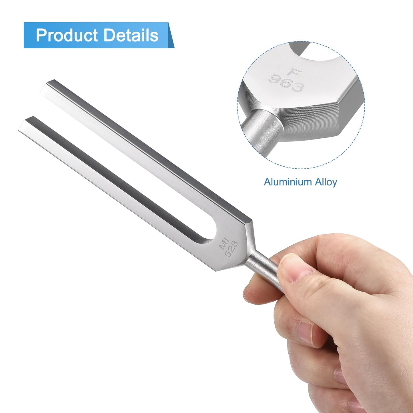 Adjustable Tuning Fork Set 5pcs for Sound Healing & Vibration Therapy