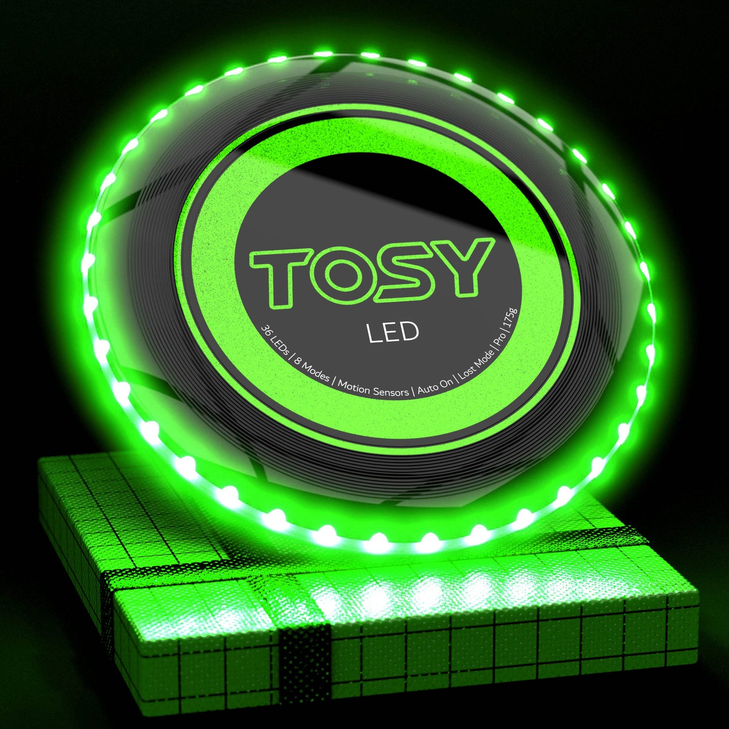 LED Flying Disc Rechargeable Waterproof Ultimate Frisbee