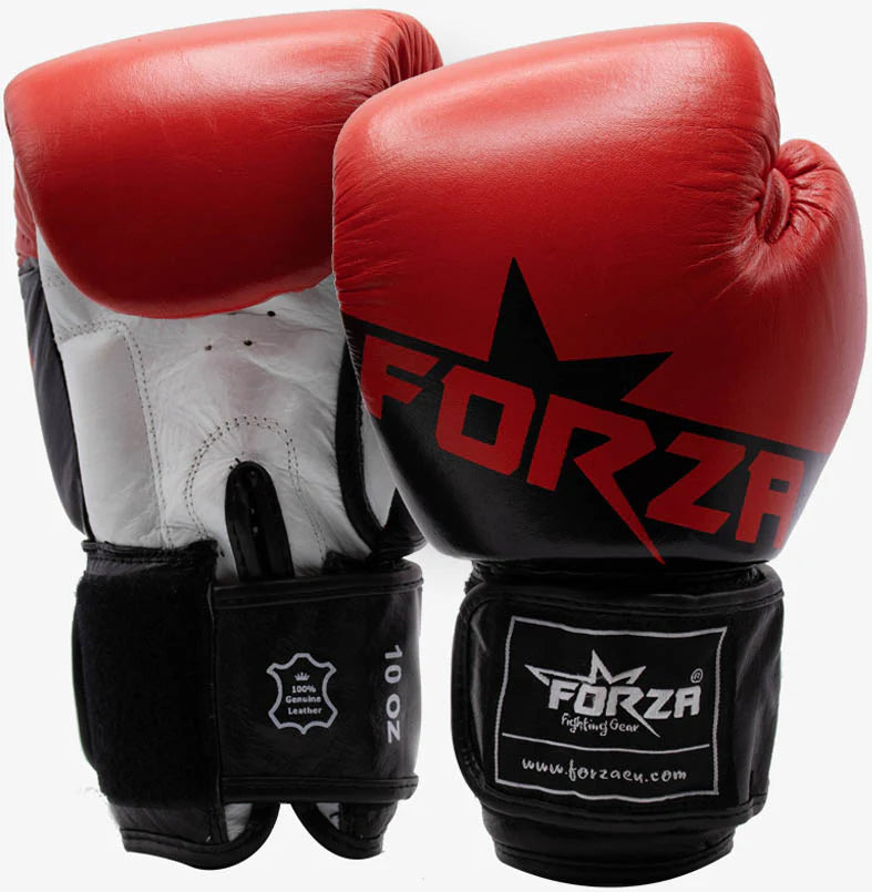Forza Star Leather Boxing Gloves 10oz Training & Sparring Gloves, Unisex