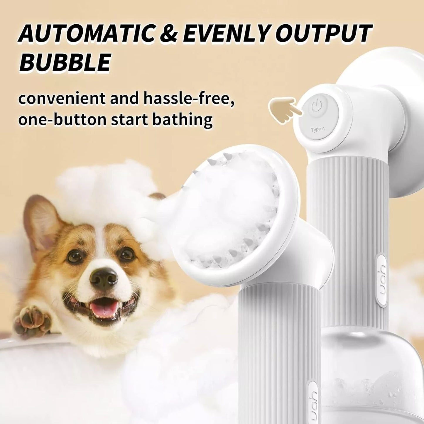 Automatic Dog Bath Brush