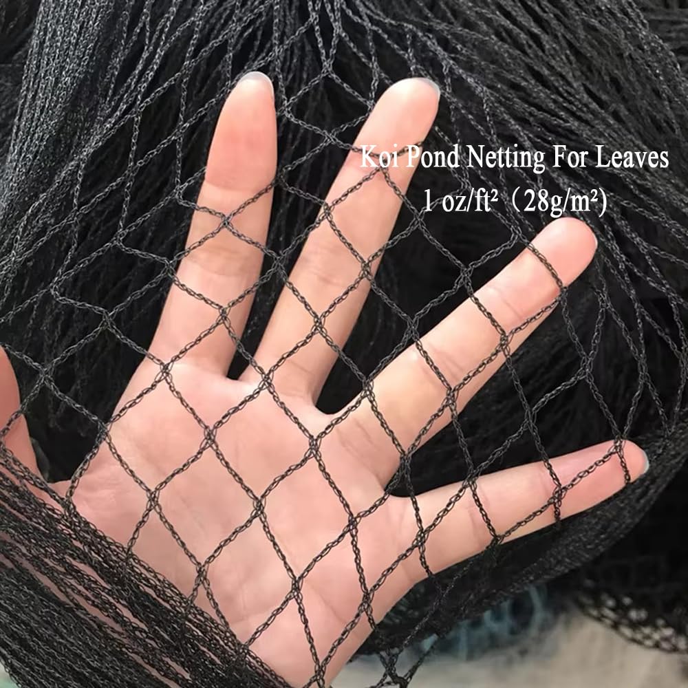 Pond Netting Fine Mesh Leaf Cover Protect Koi Fish Birds - Size Options