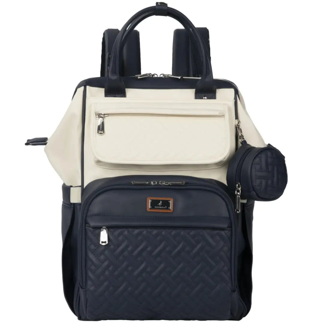 BabbleRoo Leather Baby Changing Bag Nappy Backpack