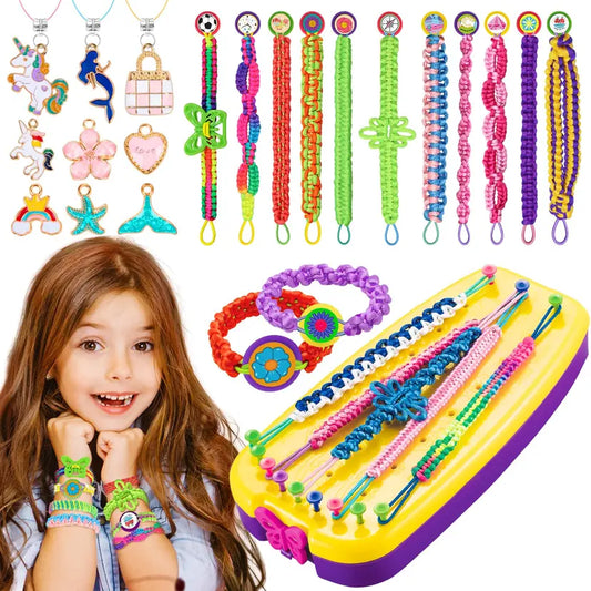 Friendship Bracelet Making Kit for Girls,Arts and Crafts String Friendship Bracelet kit